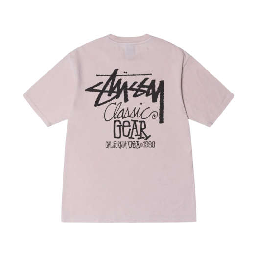 1905084 Stussy Pigment Dyed Classic Gear T-Shirt Blush