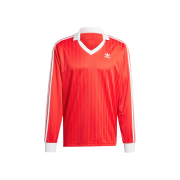 Adidas Adicolor Pique Football Long Sleeve Top Better Scarlet - US Sizing