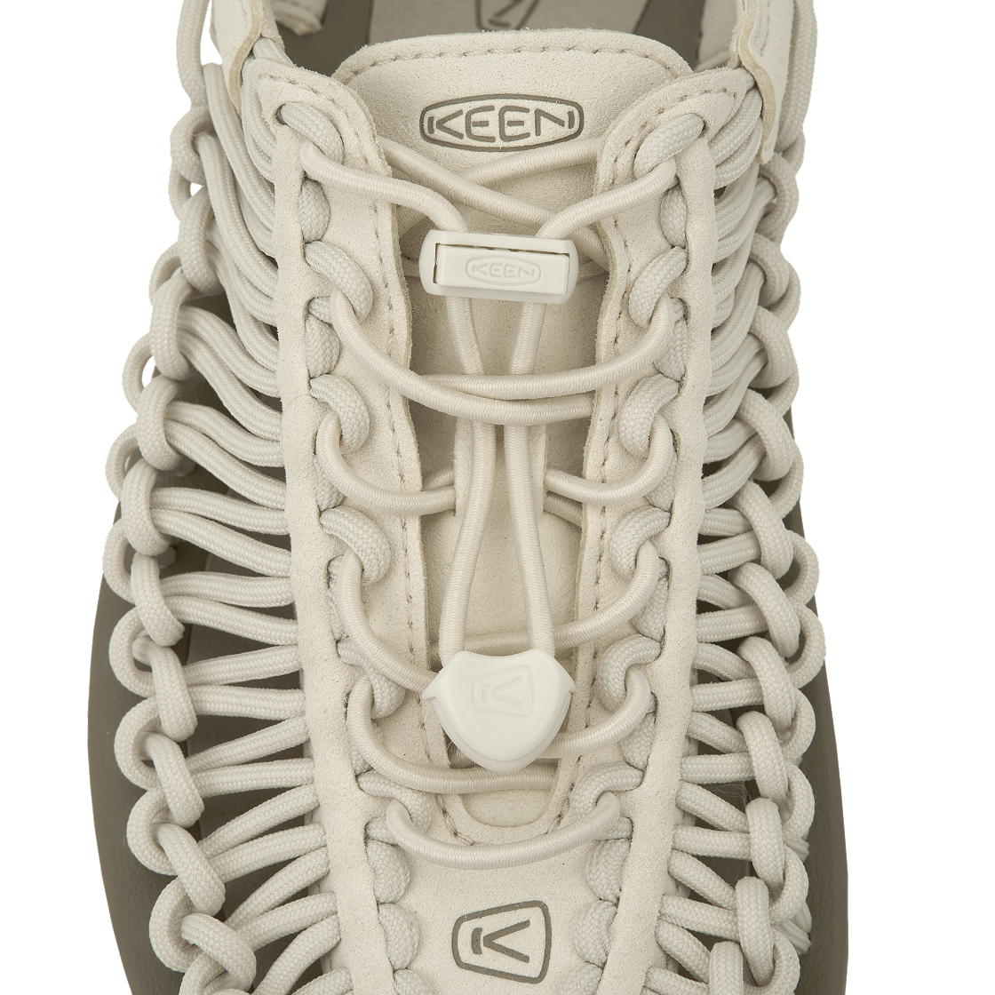 1018698 (W) Keen Uneek Sandals White Cap Cornstalk - #7