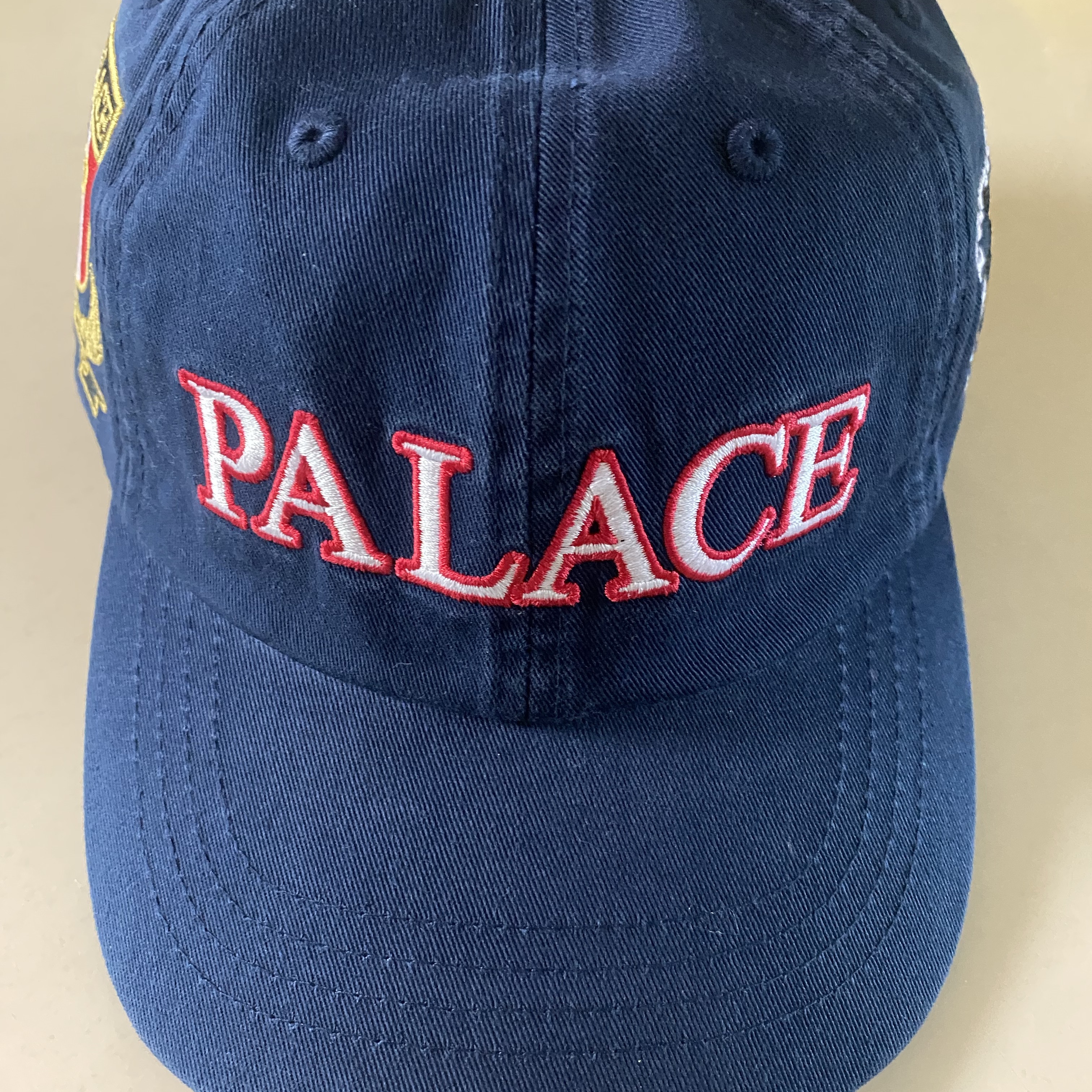Palace Rugby 6-Panel Navy - 25SS 착용 스타일 - 1
