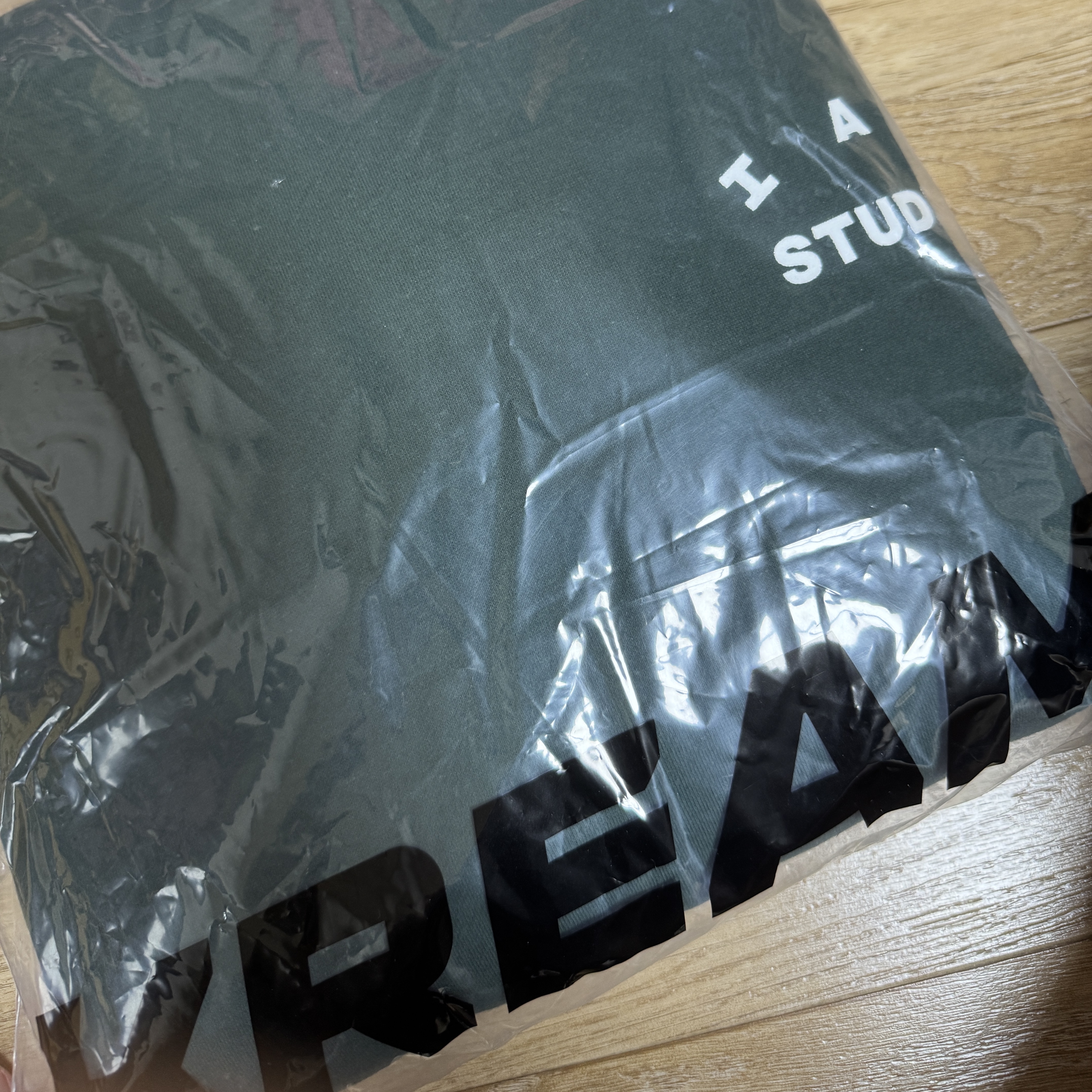 IAB Studio Hoodie Deep Green 착용 스타일