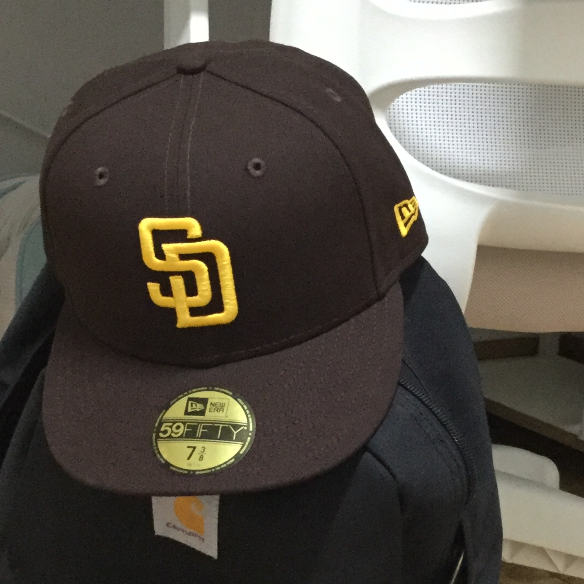 New Era MLB Authentic San Diego Padres Game Brown 착용 스타일 - 1