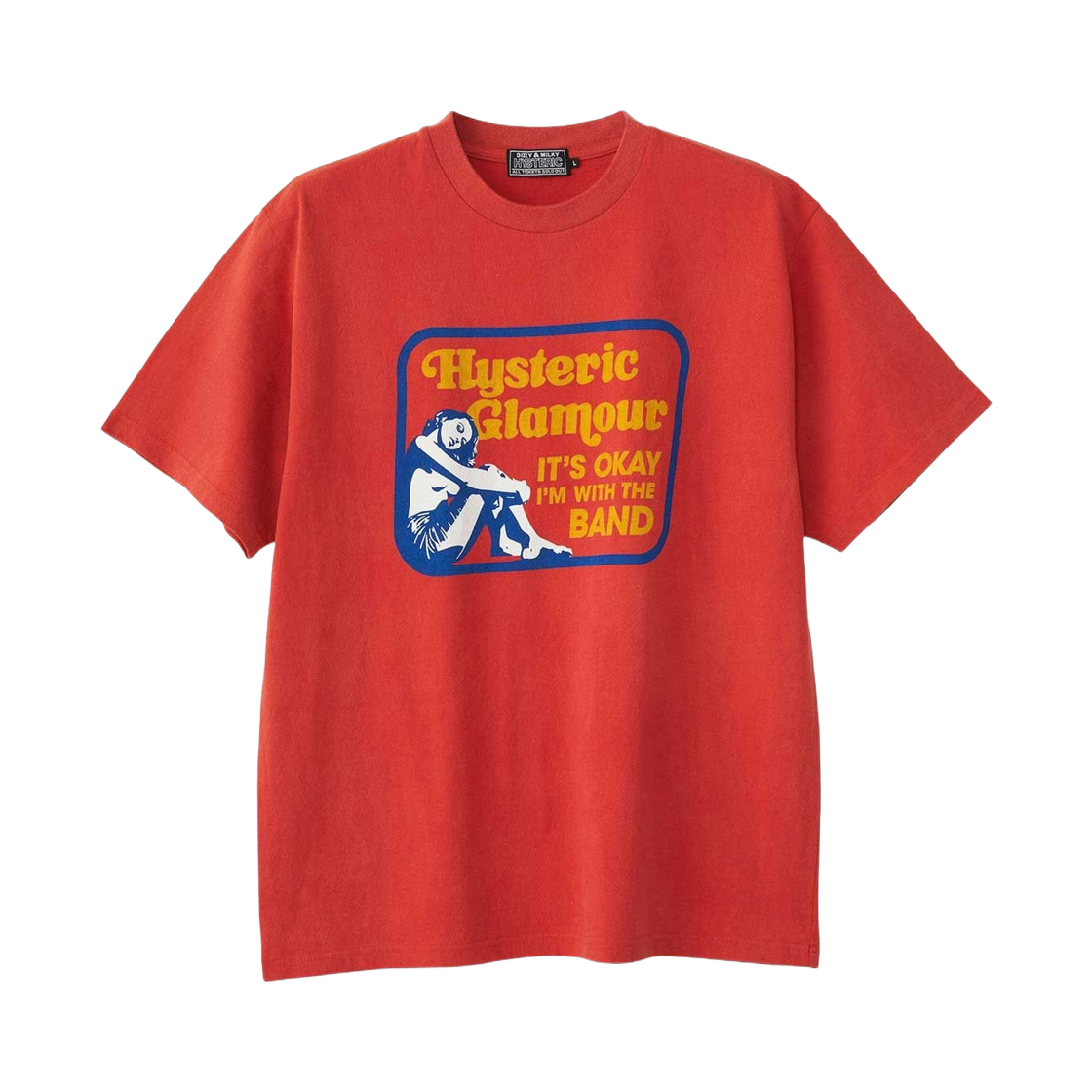 히스테릭 글래머 HG 어페어 티셔츠 레드(Hysteric Glamour HG Affair T-Shirt Red) - 1