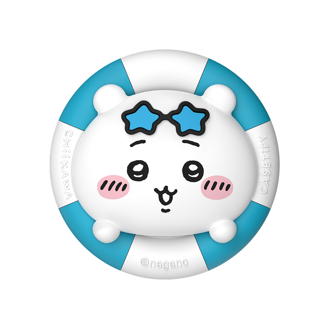케이스티파이 x 치이카와 플로티 컬렉터블 에디션 그립 스탠드 치이카와(Casetify x Chiikawa Floatie Collectible Grip Stand Chiikawa) - 1