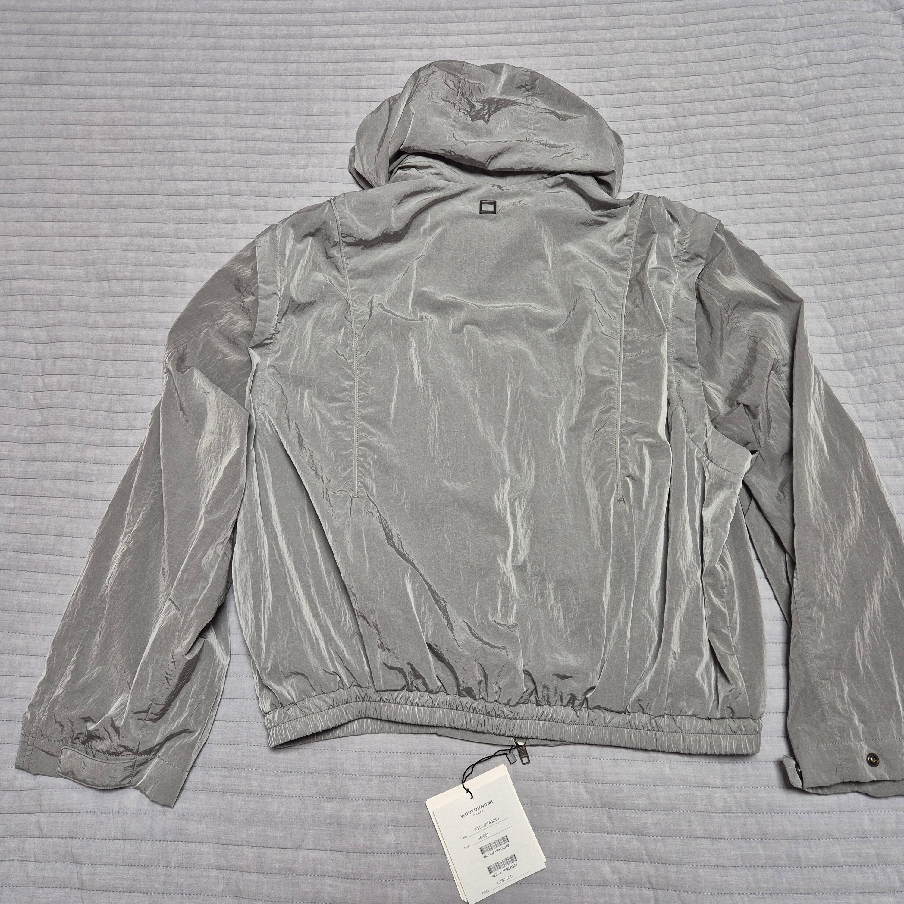 Wooyoungmi Nylon Track Jacket Grey - 25SS 착용 스타일 - 2