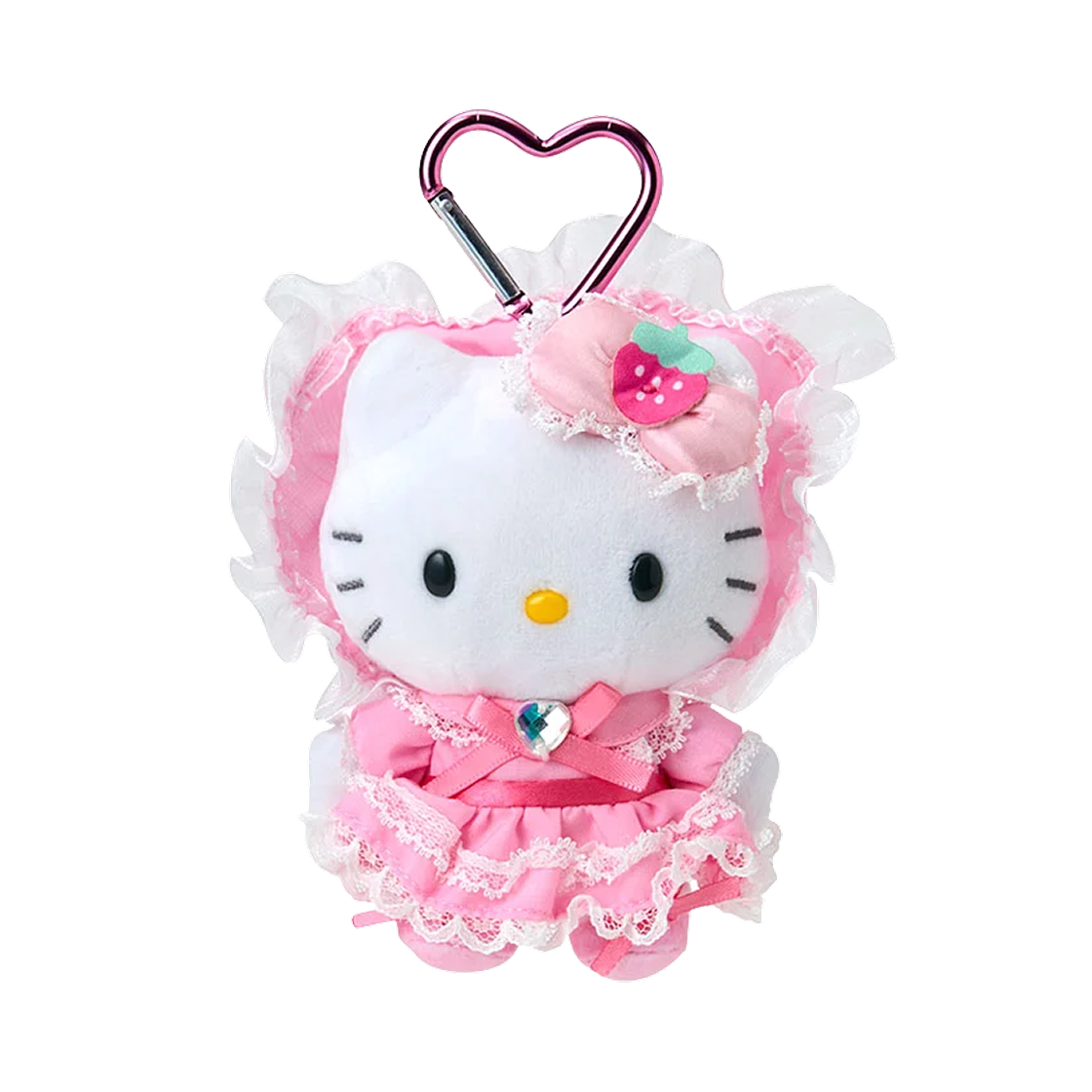 산리오 헬로 키티 로리타 마스코트 홀더 핑크(Sanrio Hello Kitty Lolita Mascot Holder Pink)