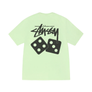 Stussy Pigment Dyed Dice T-Shirt Pistachio
