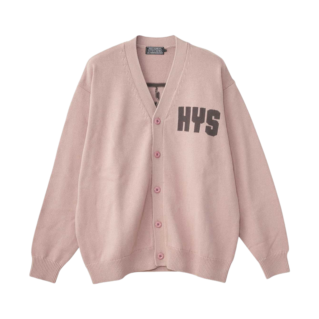 히스테릭 글래머 배드 애스 마마 니트 가디건 블랙 | Hysteric Glamour