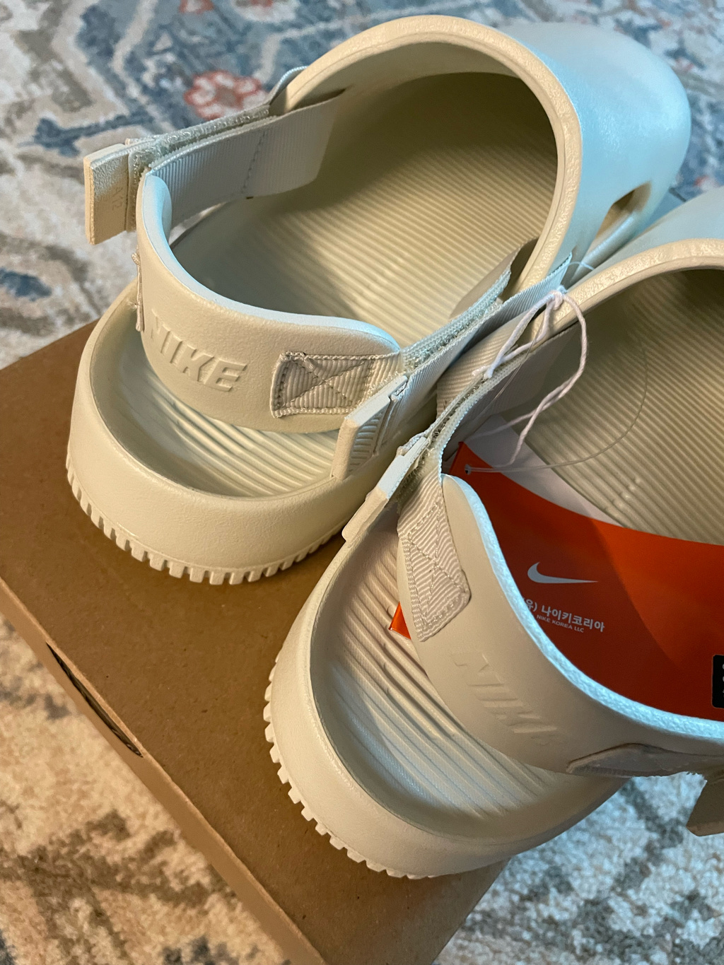 Nike Calm Mule Sea Glass 착용 스타일 - 4