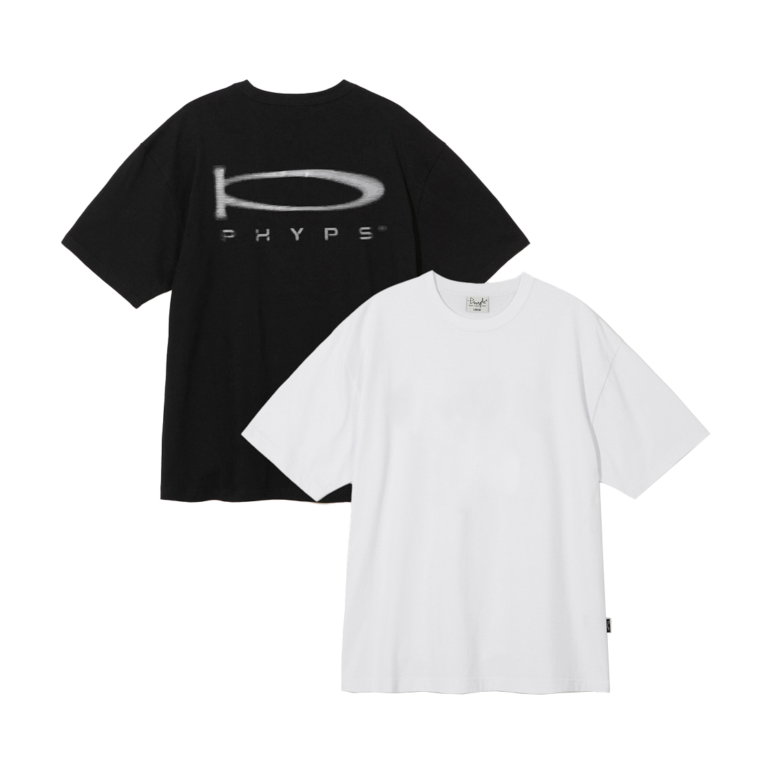 PEM9SS371ABK Phyps Dept 2PACK P-ACTIVE Short Sleeve White/Black