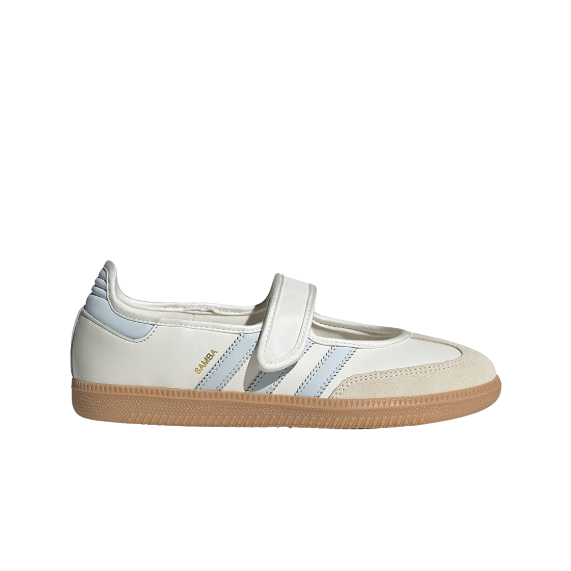 (W) 아디다스 오리지널스 삼바 제인 클라우드 화이트 검((W) Adidas Originals Samba Jane Cloud White Gum) - 1