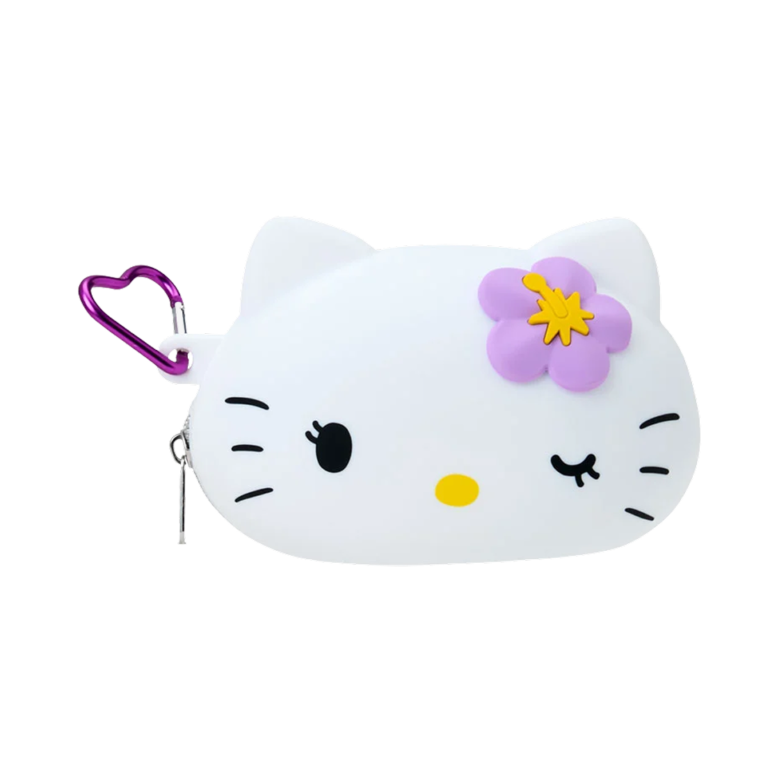 산리오 헬로 키티 실리콘 펜슬 케이스 화이트(Sanrio Hello Kitty Silicone Pencil Case White)