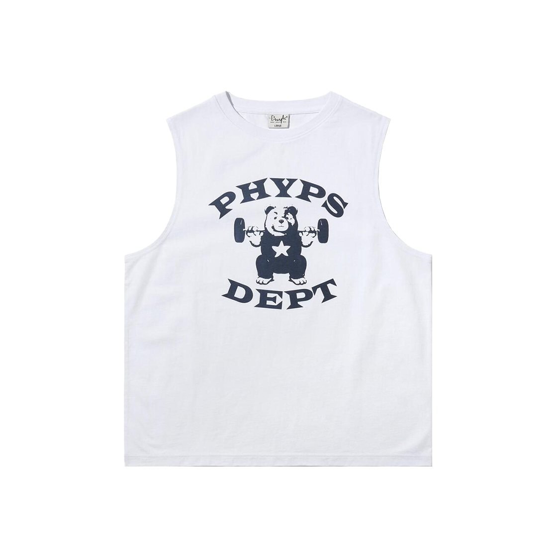 PFM1VT304AWH Phyps Dept Weight Bear Sleeveless White