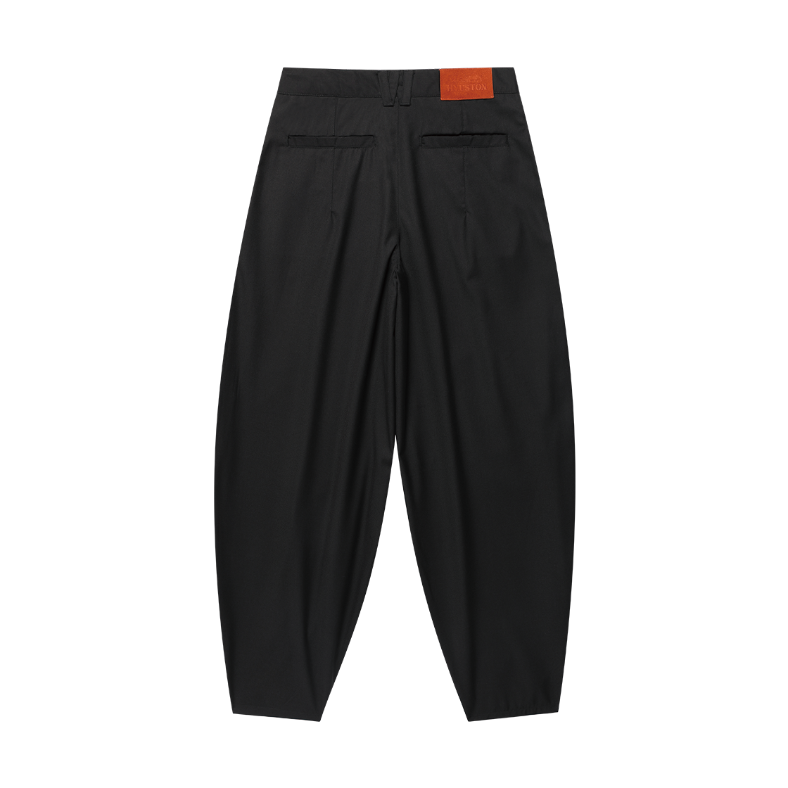 웨슬리휴스턴 딥 턱 벌룬 슬랙스 블랙(WESLEY HYUSTON Deep Tuck Balloon Slacks Black) - 2