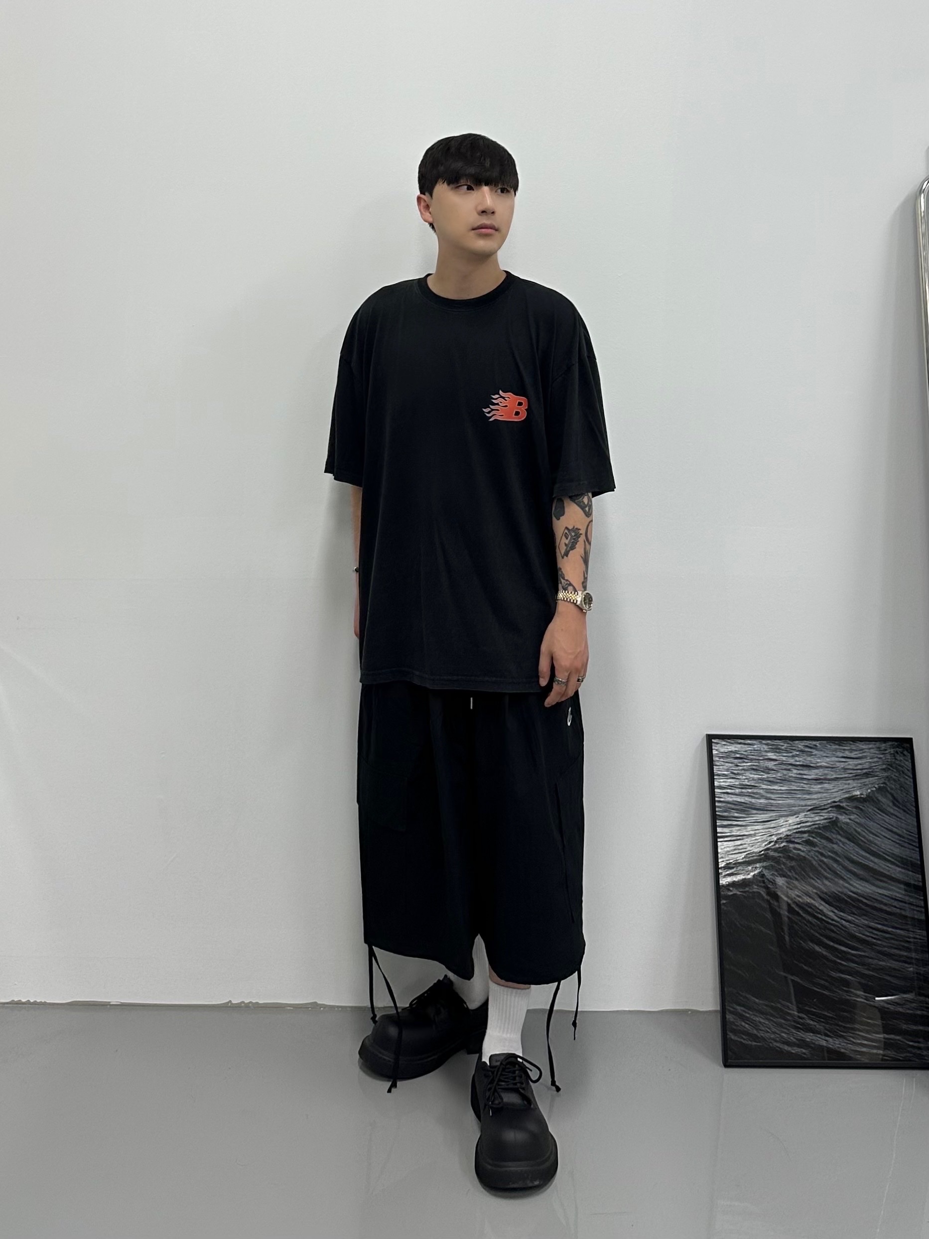 Balenciaga Steroid Derby Black 착용 스타일 - 2