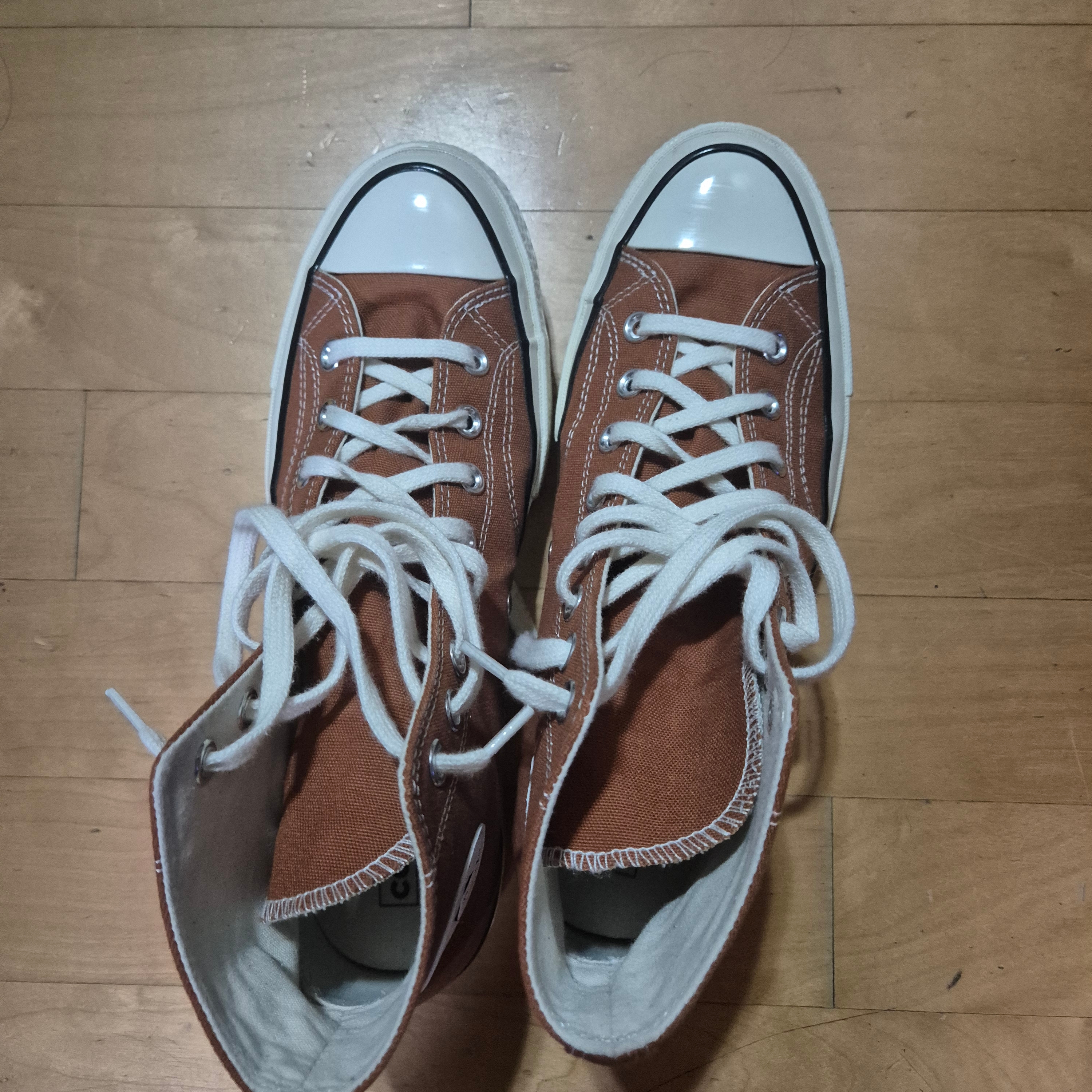 Converse Chuck 70 High Tawny Owl Egret 착용 스타일
