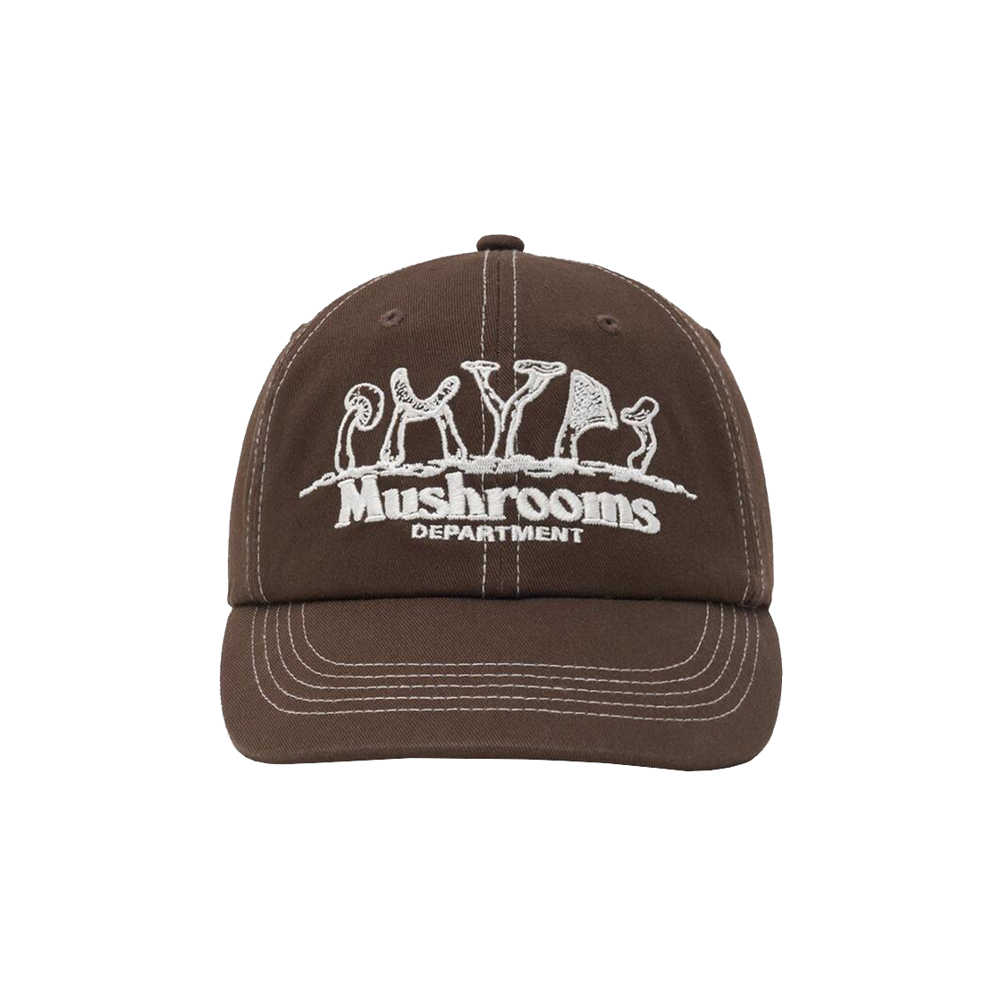 PFX2CA312ABR Phyps Dept Mushroom Washed Ball Cap Brown