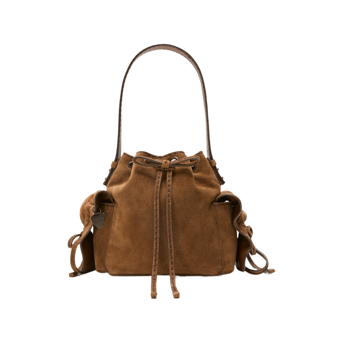 아크네 스튜디오 멀티포켓 미니 버킷백 꼬냑 브라운(Acne Studios Multipocket Mini Bucket Bag Cognac Brown) - 1