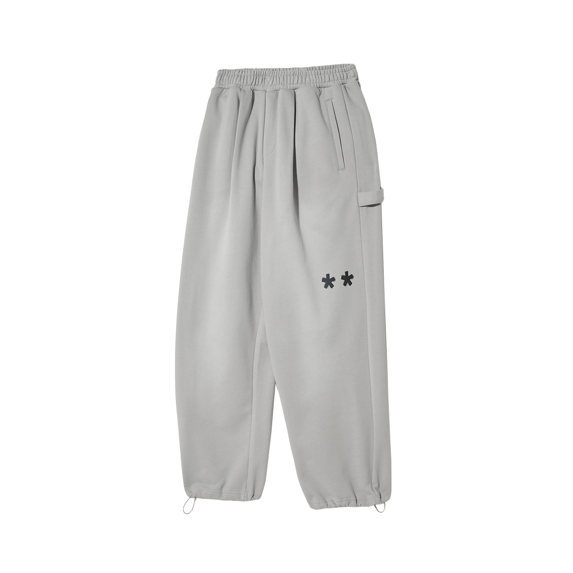 PFS1PT303AGR Phyps Dept Over Typo Spray Dying Carpenter Sweatpants Grey