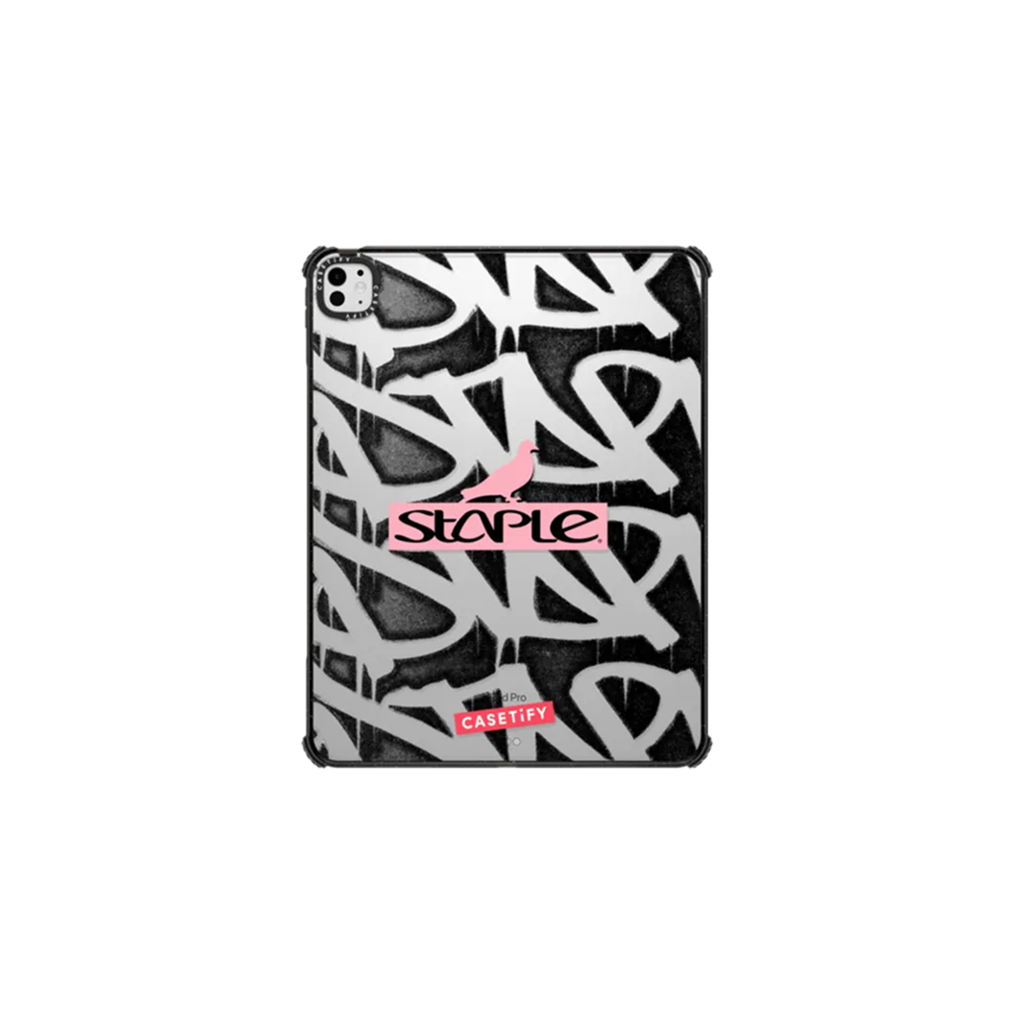 케이스티파이 x 스테이플 아이패드 그래피티 임팩트 케이스 블랙(Casetify x Staple iPad Graffiti Impact Case Black) - 1