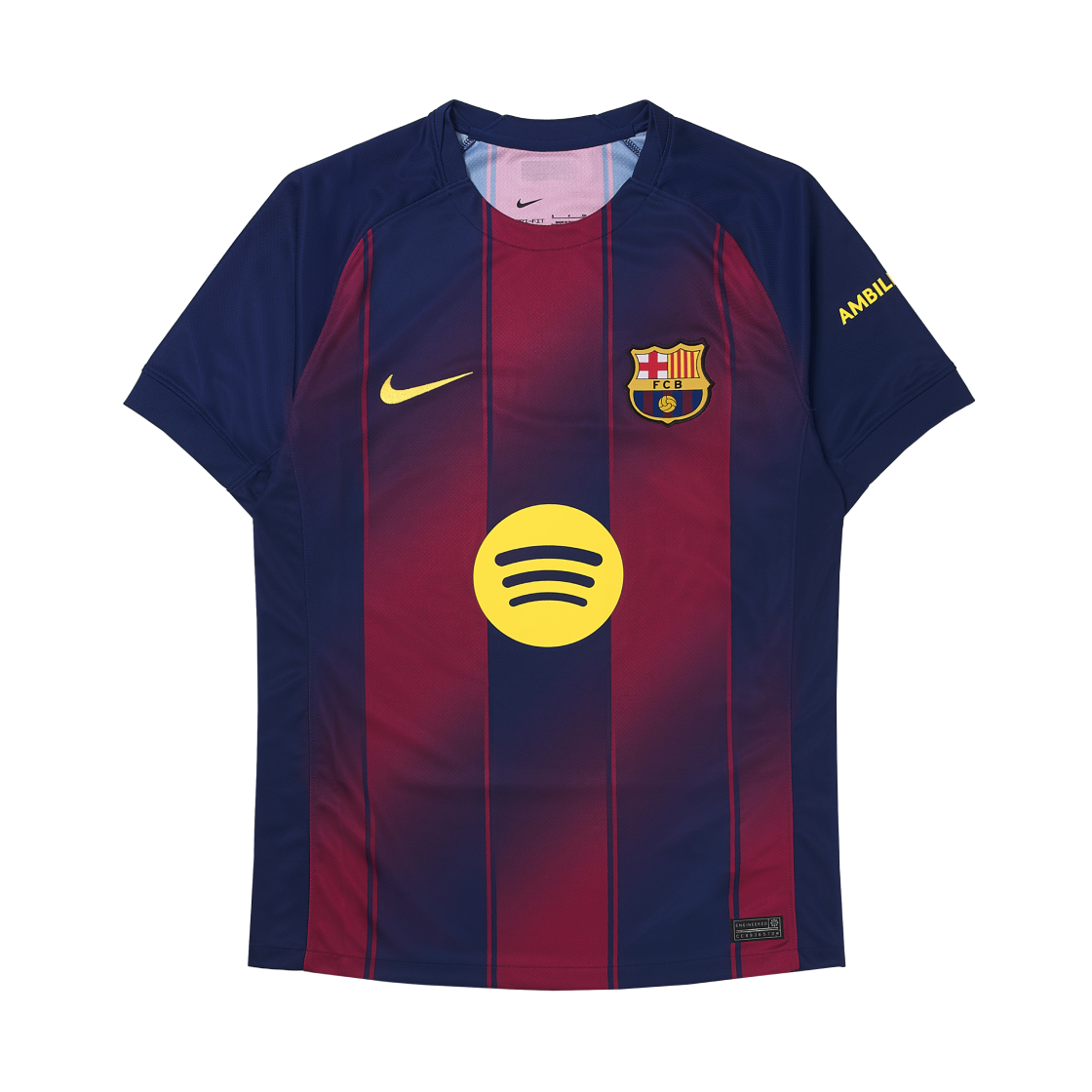 나이키 FC 바르셀로나 2025/26 스타디움 홈 드라이핏 풋볼 레플리카 저지 딥 로얄 블루 노블 레드 (논 마킹 버전)(Nike FC Barcelona 2025/26 Stadium Home Dri-Fit Football Replica Jersey Deep Royal Blue Noble Red (Non Marking Ver.))