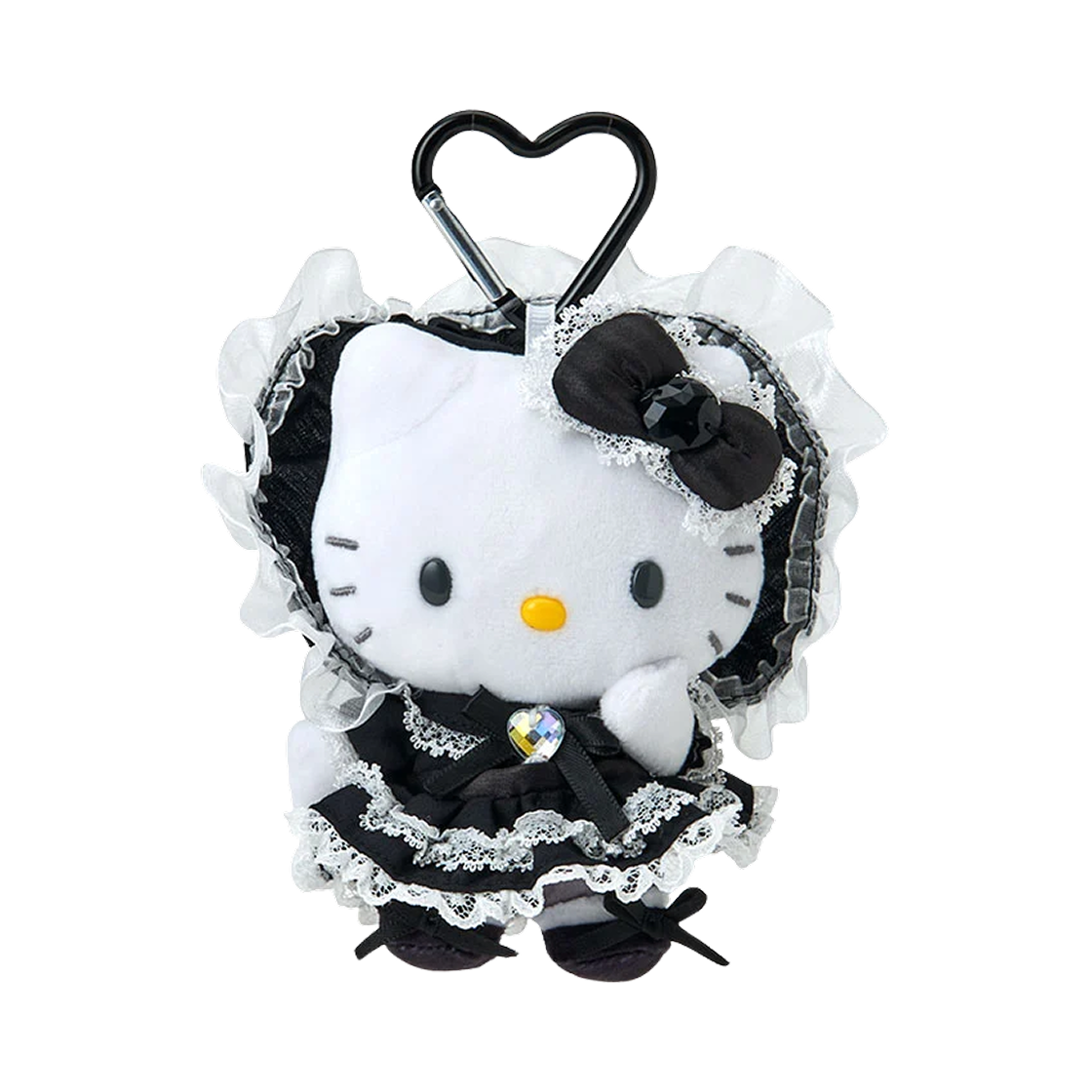 404209 Sanrio Hello Kitty Lolita Mascot Holder Black