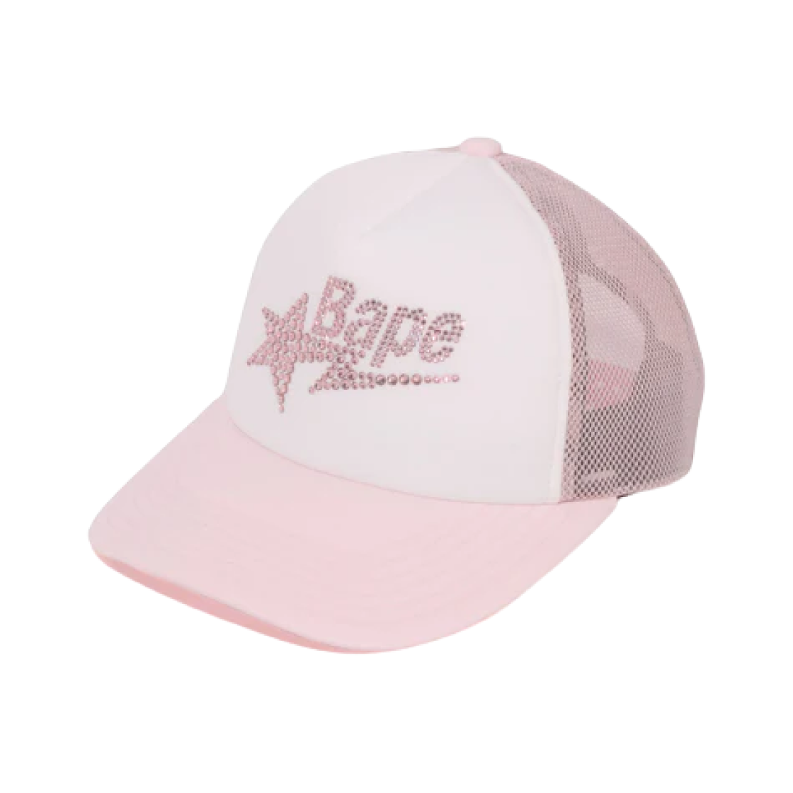 CRYSTAL STONE BAPE STA LOGO MESH CAP BAPE Ape Head Crystal Stone 