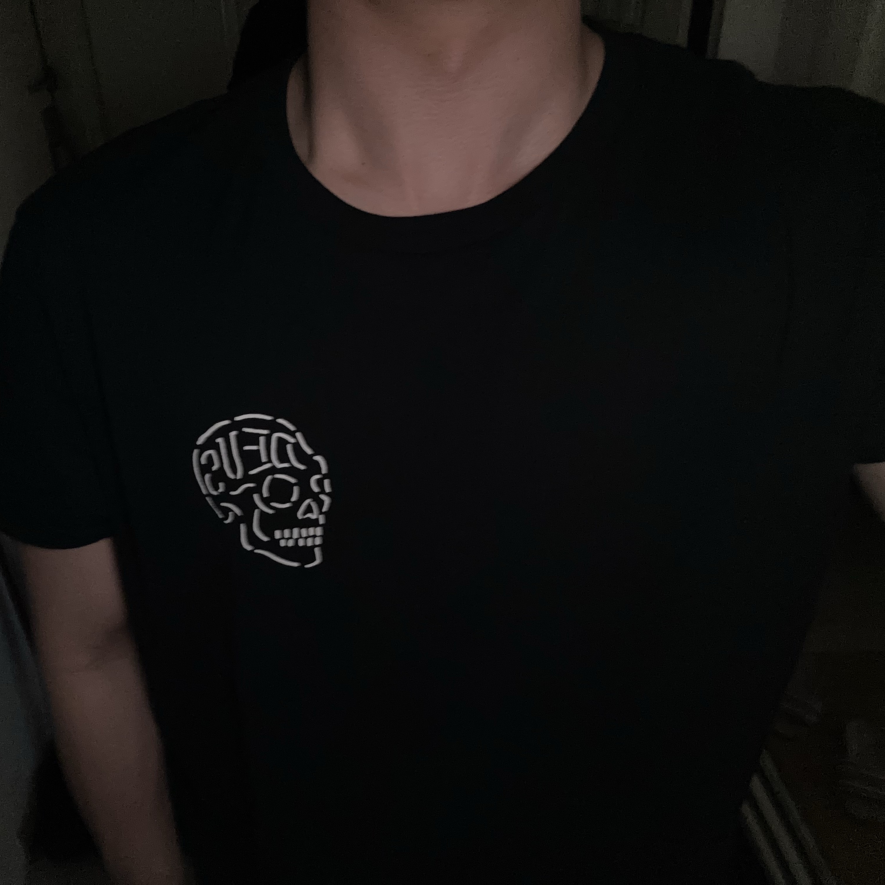 Deus Ex Machina Venice Skull T-Shirt Black 착용 스타일