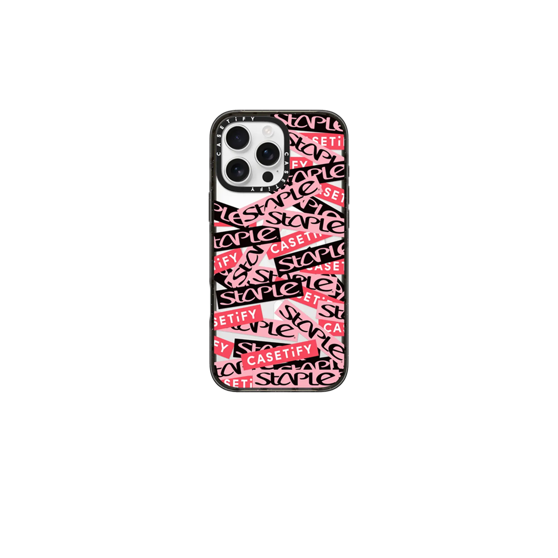 케이스티파이 x 스테이플 아이폰 로고, 로고, 로고! 맥세이프 임팩트 케이스 블랙(Casetify x Staple iPhone Logo, Logo, Logo! Magsafe Impact Case Black) - 2
