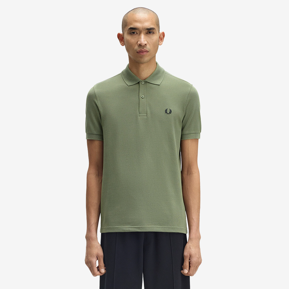 프레드페리 M6000 플레인 프레드페리 셔츠 로렐리스그린 블랙(Fred Perry M6000 Plain Fred Perry Shirt Laurel Wreath Green Black) - 2