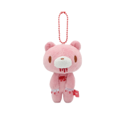 Gloomy Bear Mini Pink Messy Gloomy Plush Ballchain Keyring Pink
