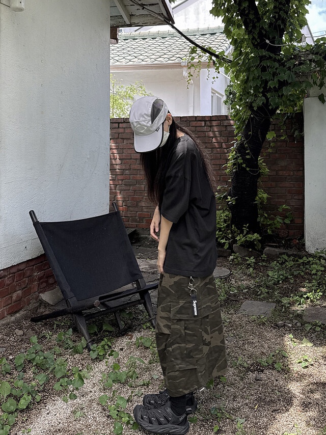 Hoka Hopara Black, Supreme Ripstop Keychain Black - 24SS 착용 스타일 - 3