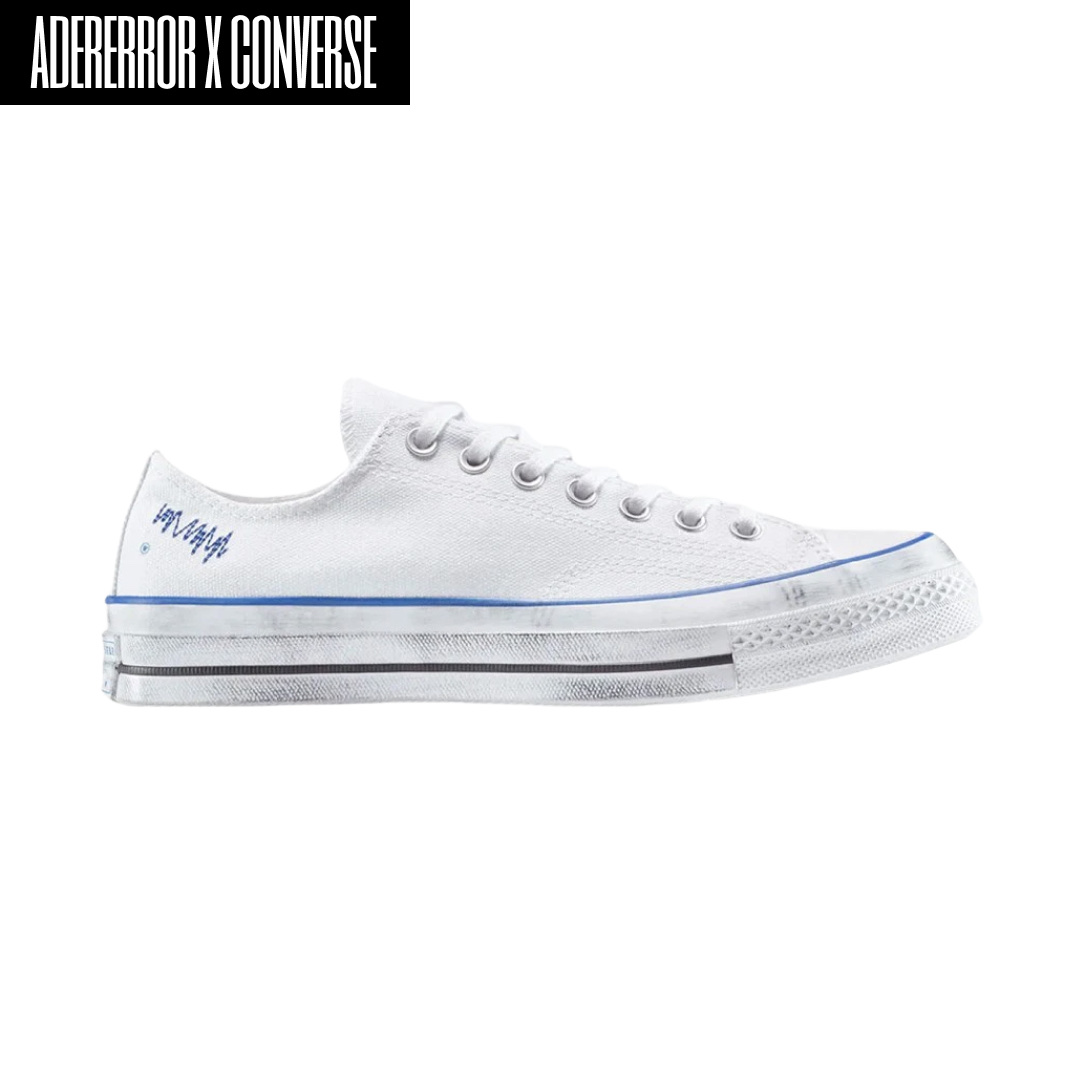 Converse x Ader Error Sig; Chuck 70 Low White Blue 착용 스타일 - 4