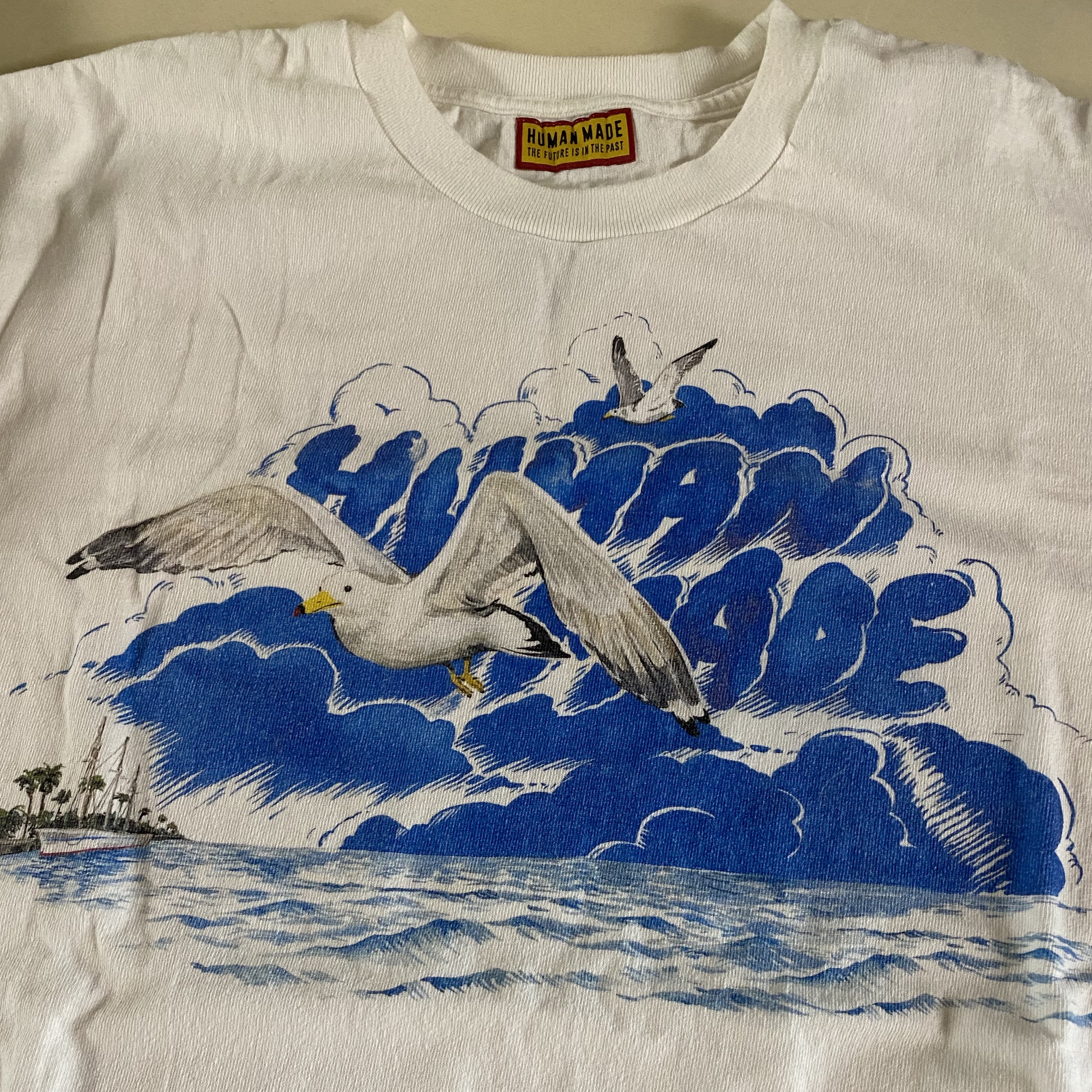 Human Made Graphic T-Shirt White 착용 스타일