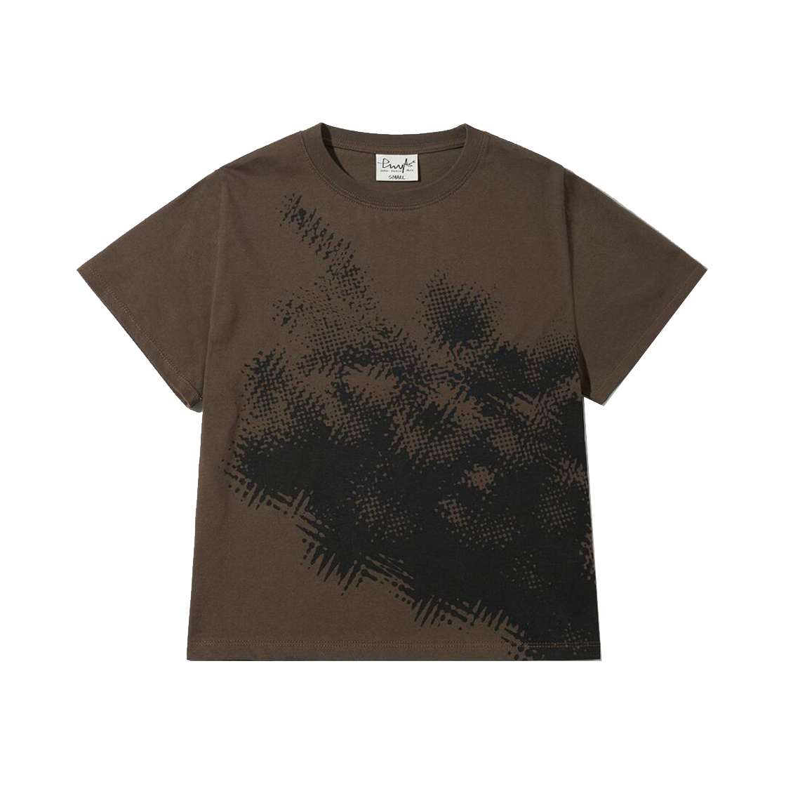 PFM1SS211ADB Phyps Dept Women's Grape Short Sleeve T-Shirt Dark Brown