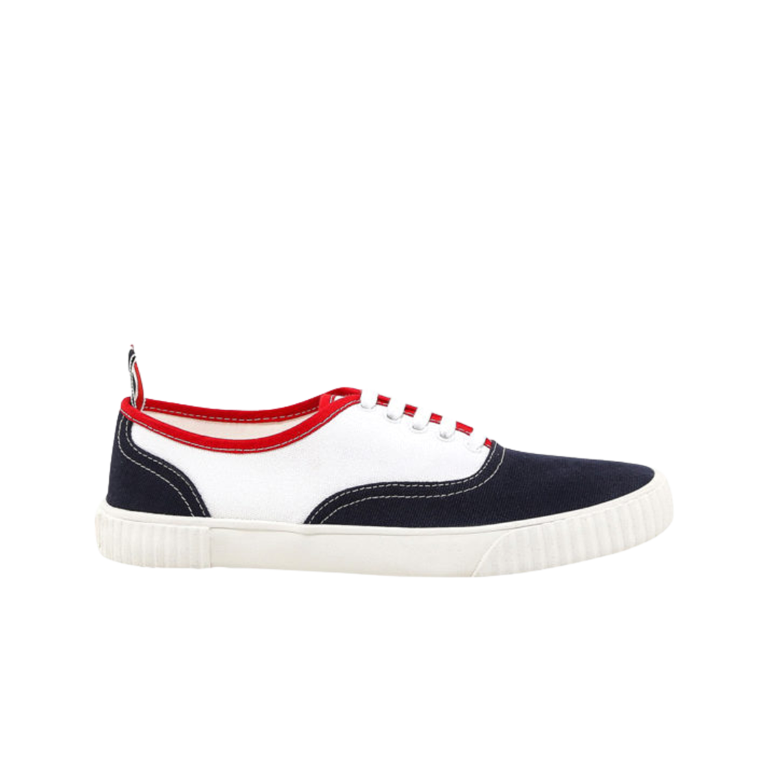 MFD201A-01588-960 Thom Browne Cotton Canvas Heritage Sneakers Multicolor