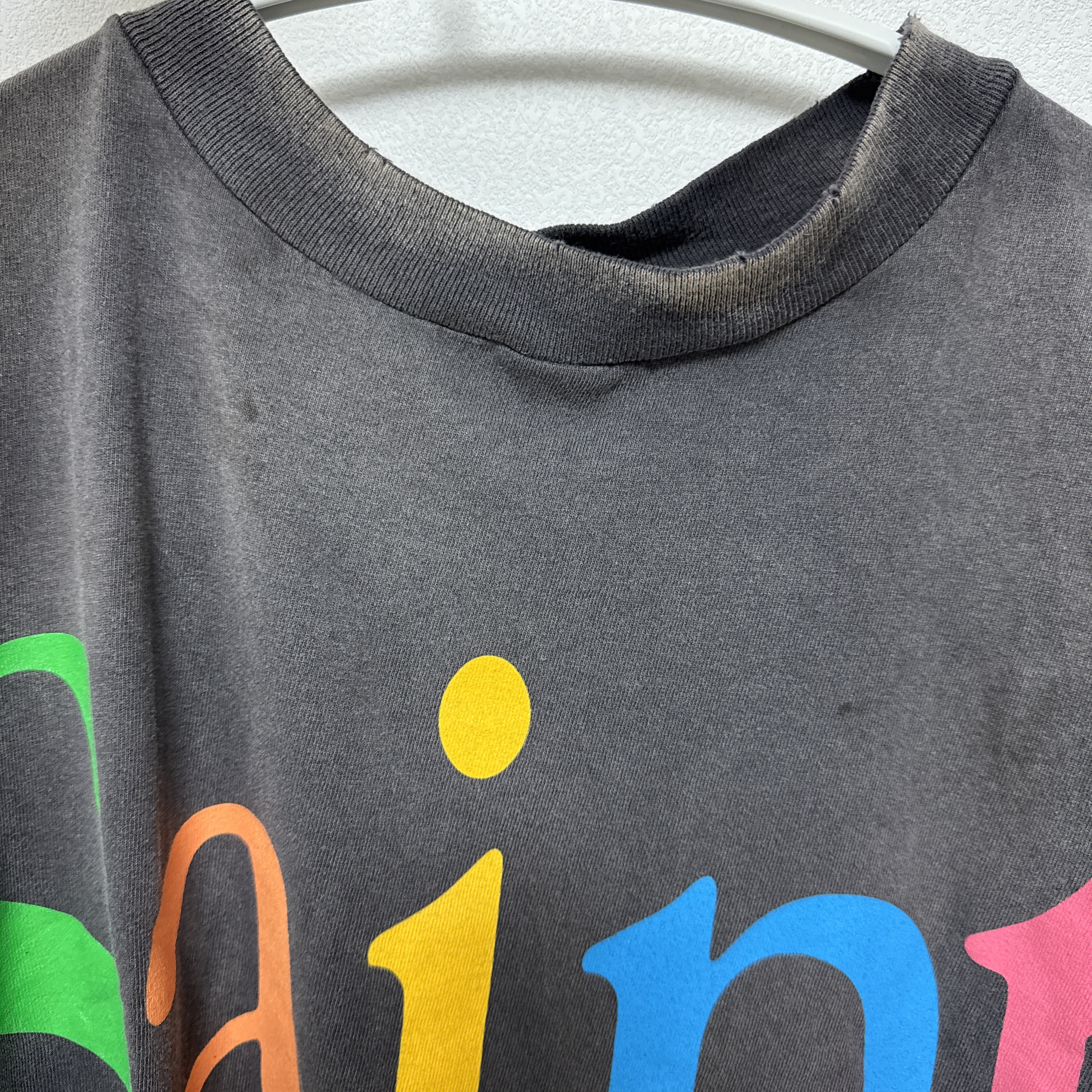 Saint Mxxxxxx Rainbow L/S T-Shirt Black - 25SS 착용 스타일 - 2