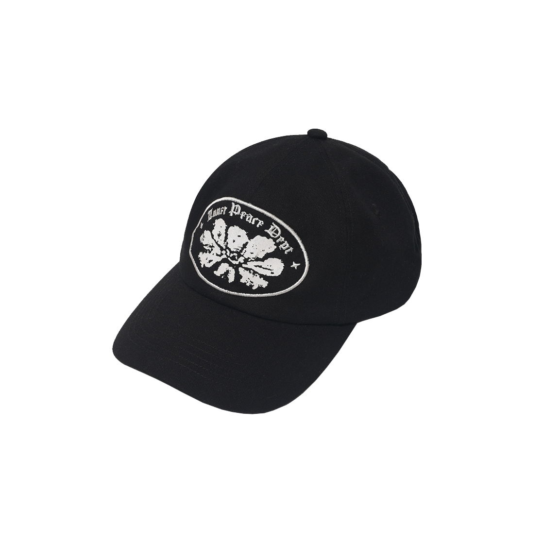 PFX2CA314ABK Phyps Dept Flower Applique Ball Cap Black