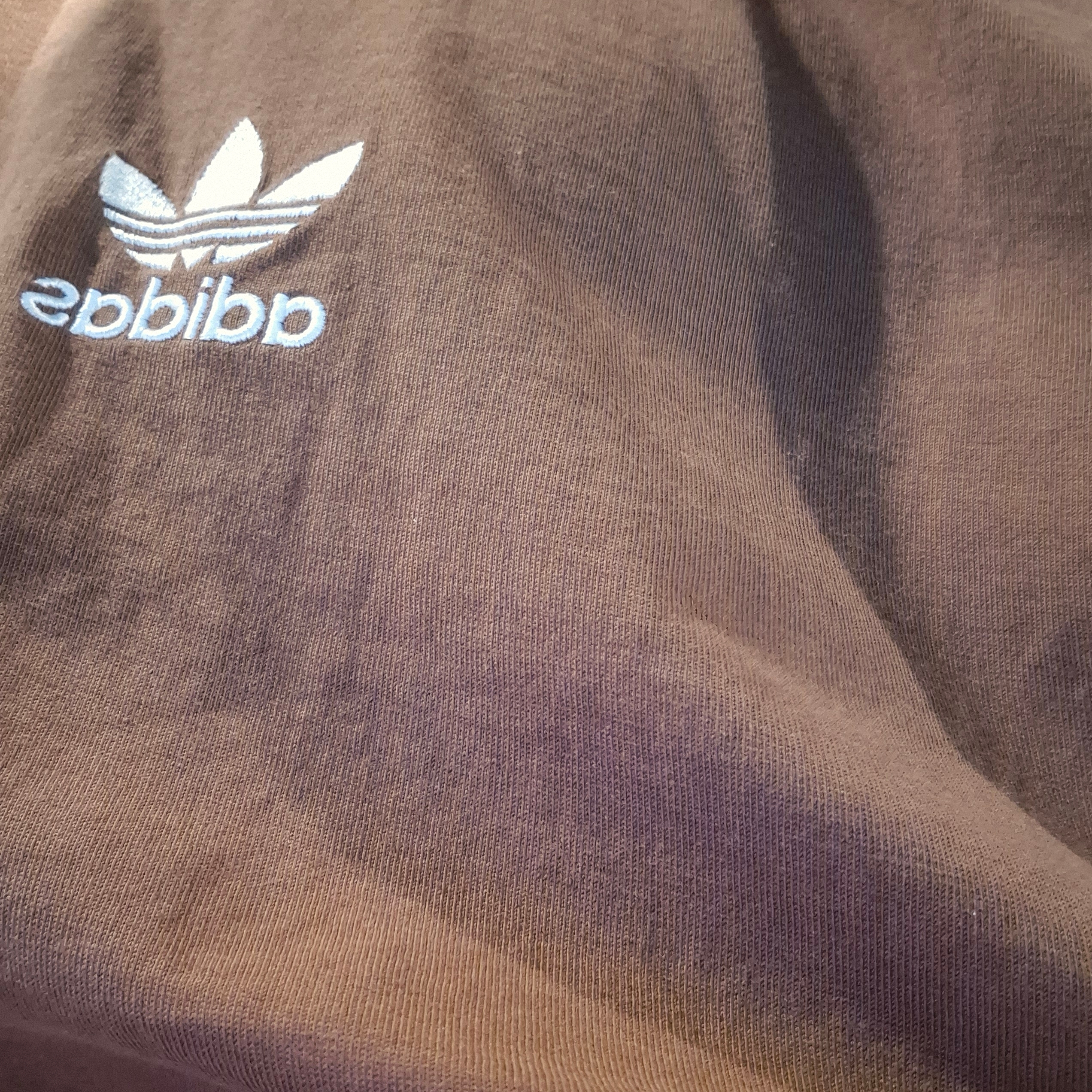 Adidas Adicolor Classic 3-Stripes T-Shirt Preloved Brown - KR Sizing 착용 스타일