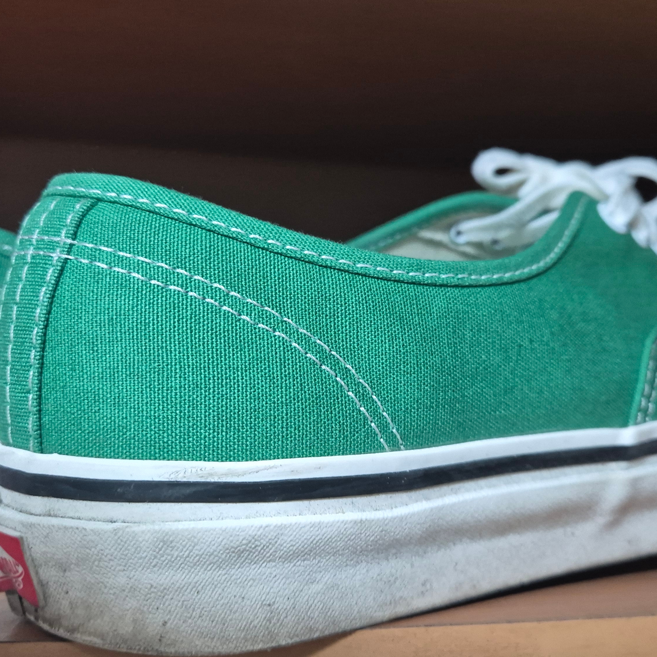 Vans Authentic 44 DX Anaheim Factory Emerald Green 착용 스타일