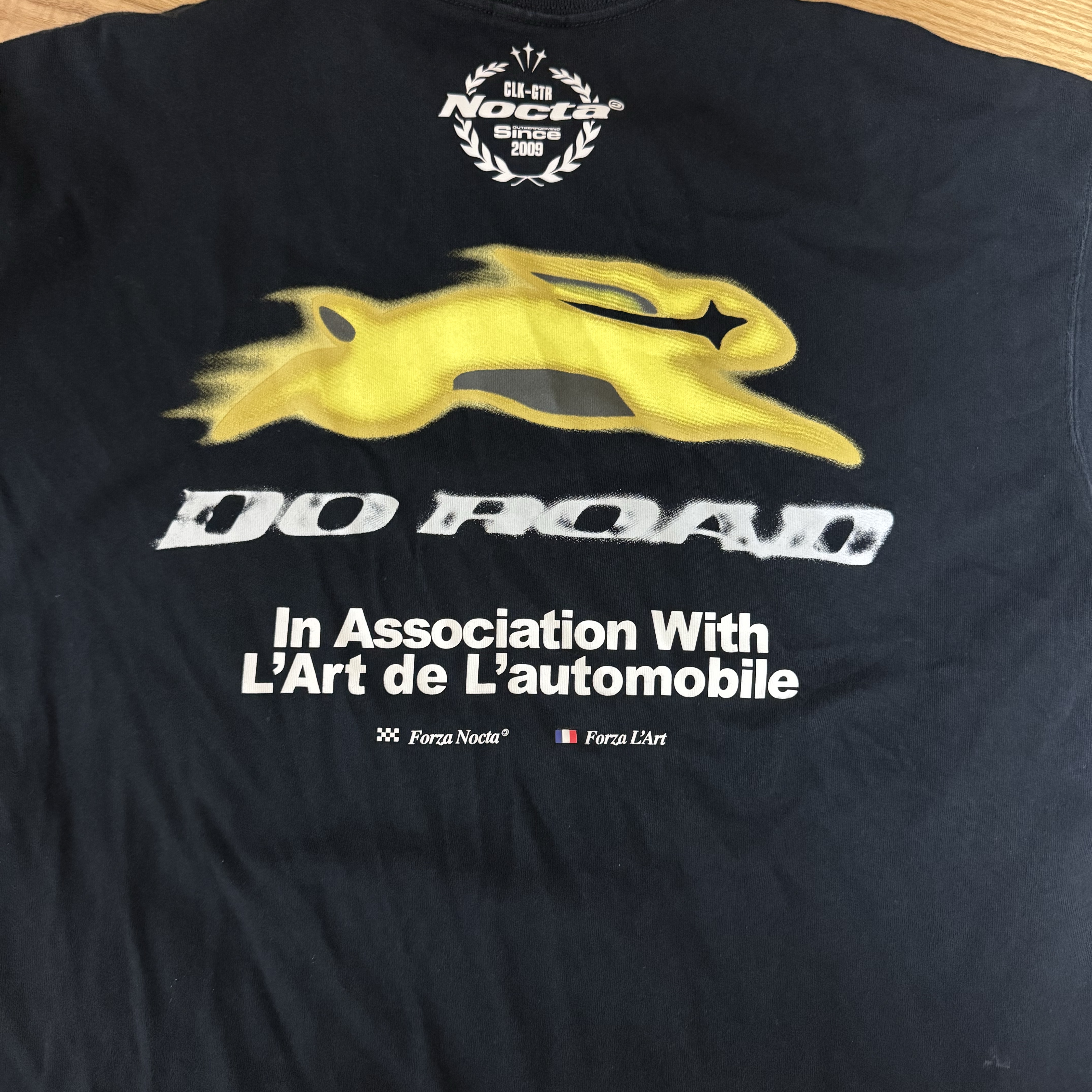 Nike x Drake Nocta x Kar L'Art De L'Automobile Burrow T-Shirt Black (FD2205-010) 착용 스타일