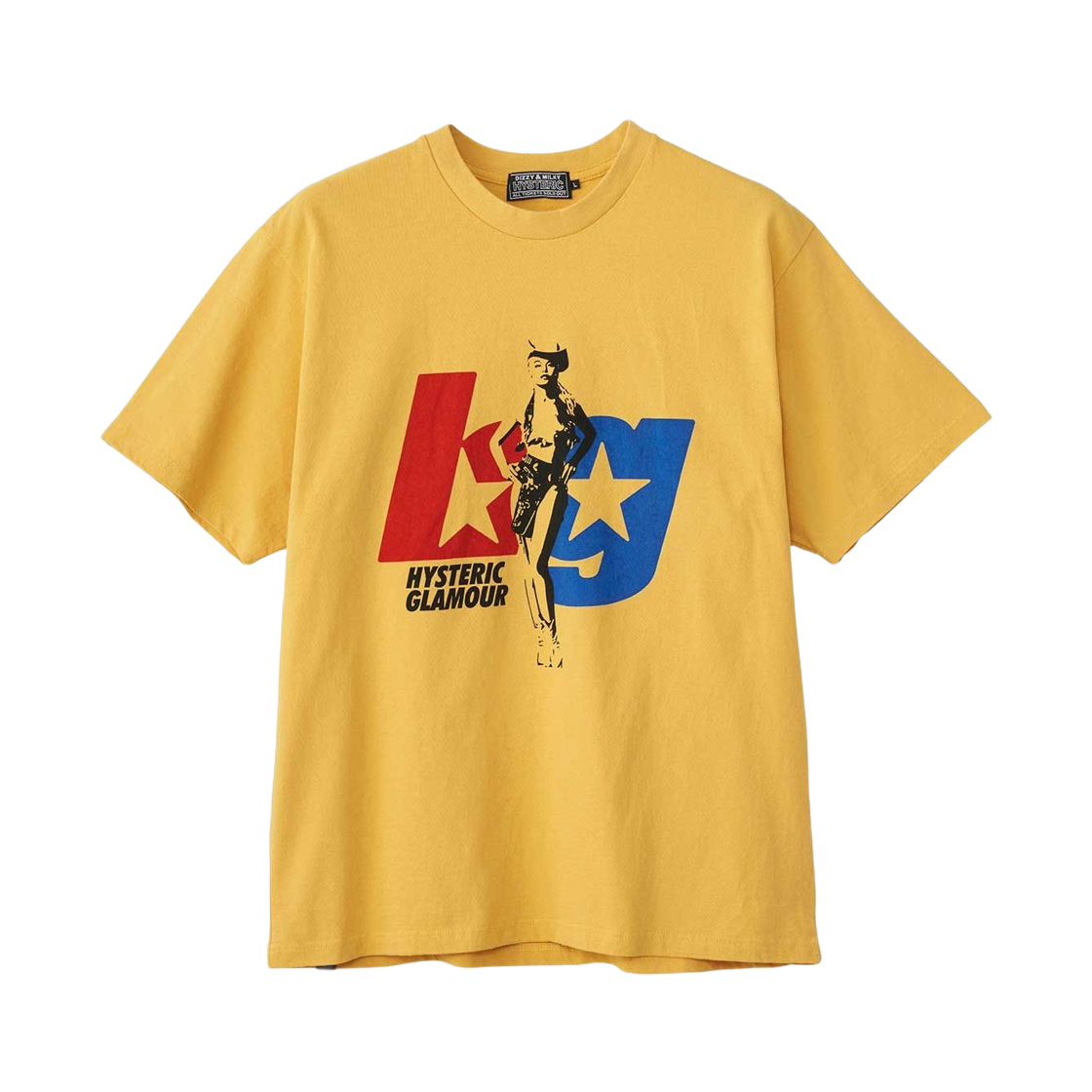히스테릭 글래머 위키드 웨이 티셔츠 옐로우