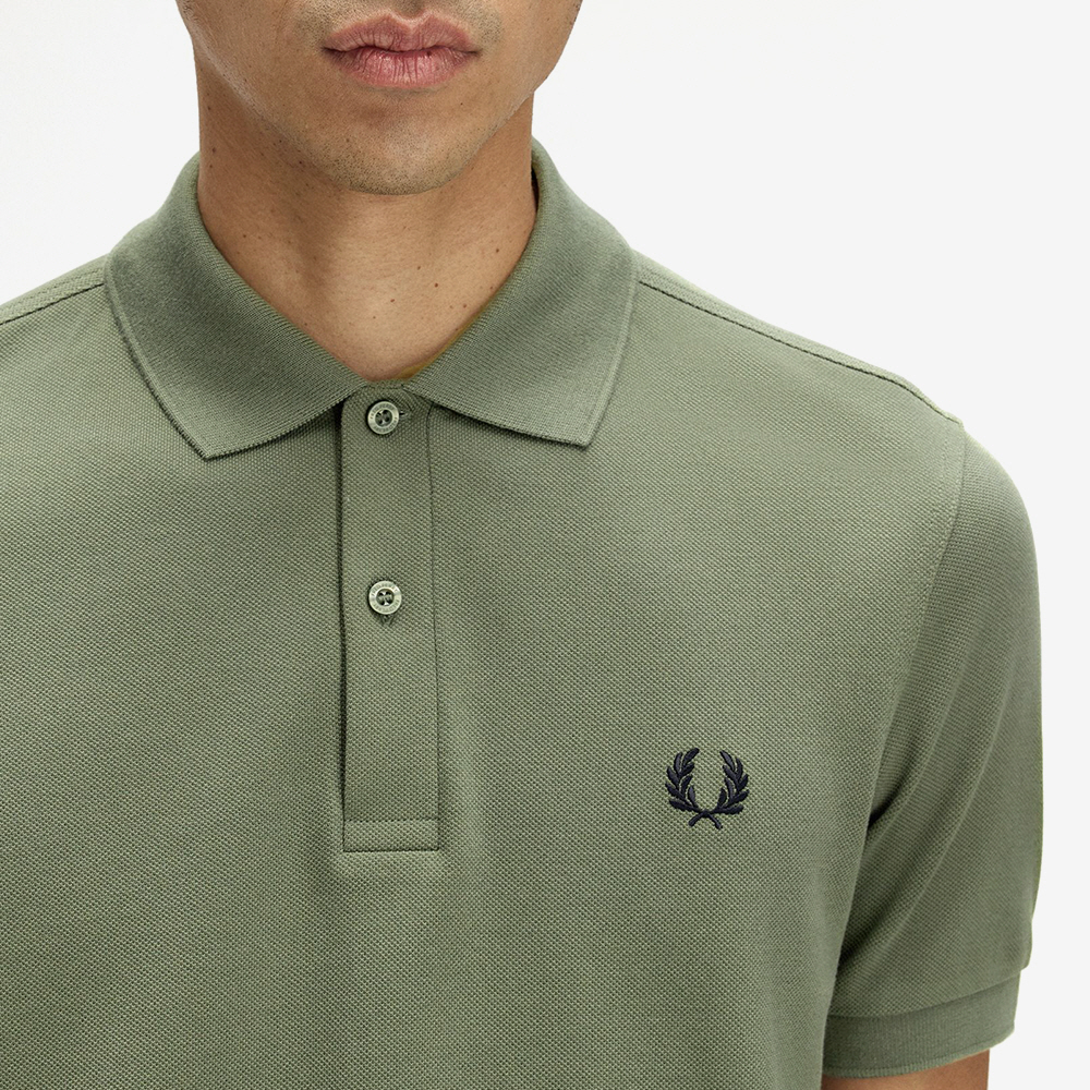 프레드페리 M6000 플레인 프레드페리 셔츠 로렐리스그린 블랙(Fred Perry M6000 Plain Fred Perry Shirt Laurel Wreath Green Black) - 4