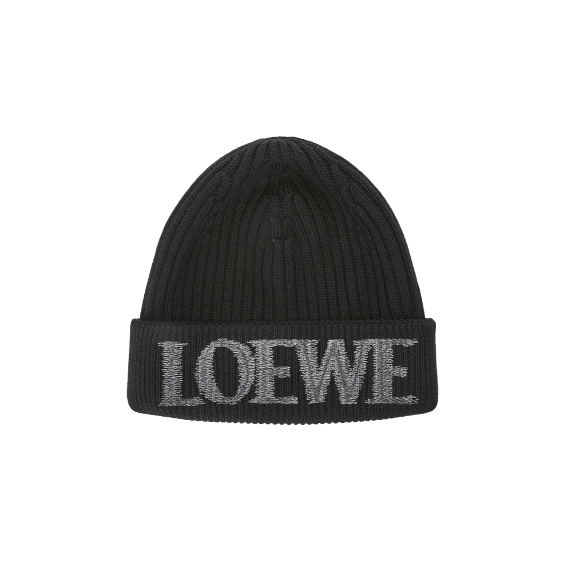 (W) 로에베 울 비니 블랙((W) Loewe Beanie in Wool Black)