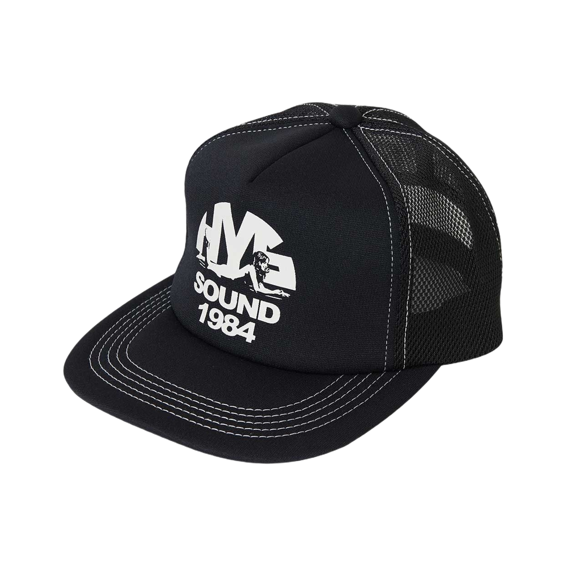 02253QH05 Hysteric Glamour HYS Sound Mesh Cap Black