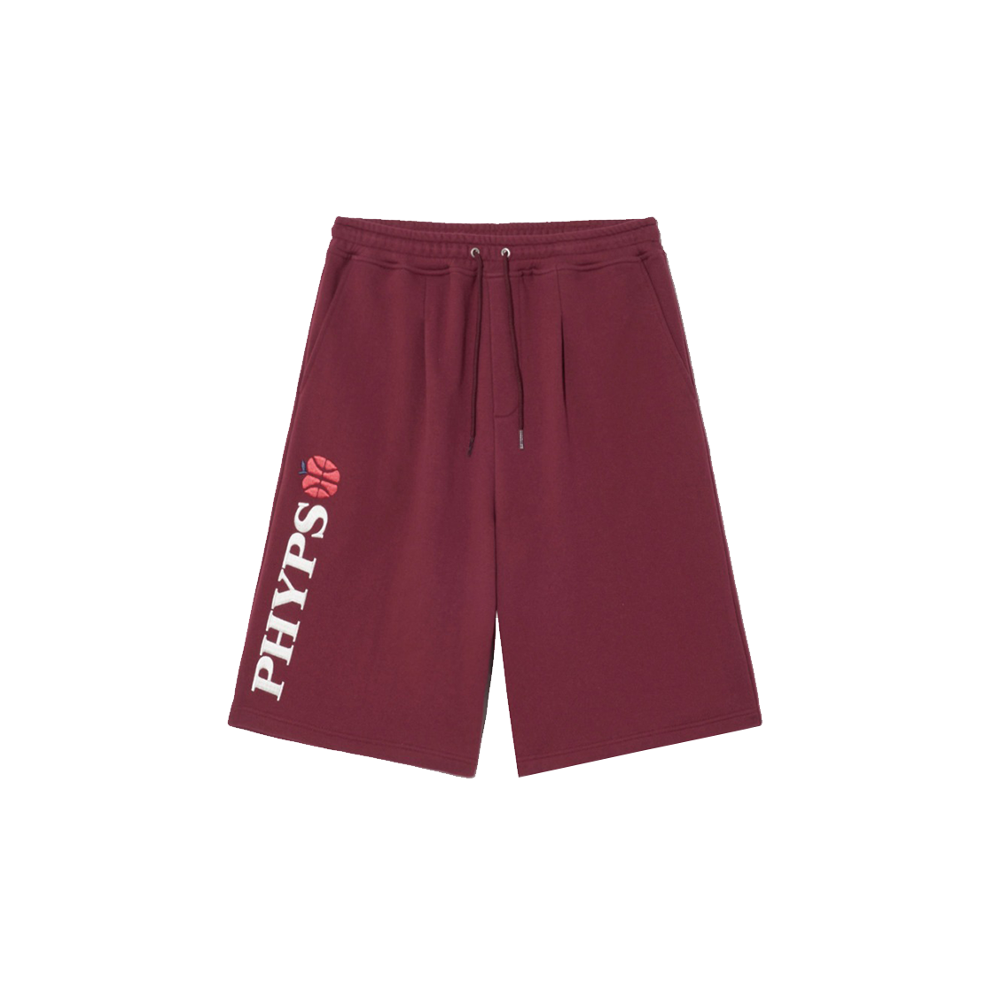 피지컬 디파트먼트 애플 베스킷 하프팬츠_버건디(Phyps Dept Apple Basket Half Pants Burgundy)