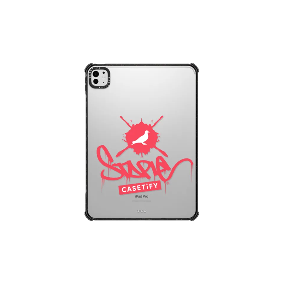케이스티파이 x 스테이플 아이패드 피죤 로고 임팩트 케이스 블랙(Casetify x Staple iPad Pigeon Logo Impact Case Black) - 2