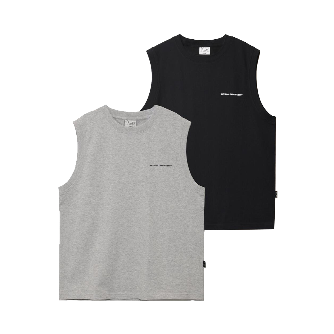 PFM9VT301AGB Phyps Dept 2Pack Small Logo Sleeveless Grey/Black