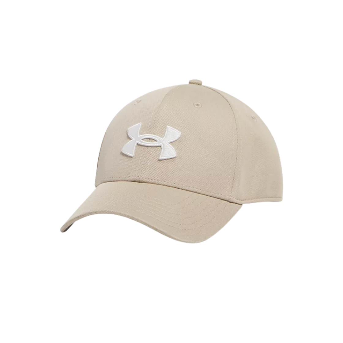 1376700-299 Under Armour Blitzing Low Stretch Fit Cap City Khaki White Quartz