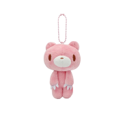 Gloomy Bear Plush Mascot Clean Keyring Pink